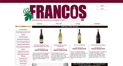 Desktop Screenshot of francoswine.com