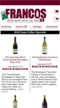 Mobile Screenshot of francoswine.com